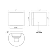 Kuzco EW39506-UNV Rene 6" LED Outdoor Wall Sconce
