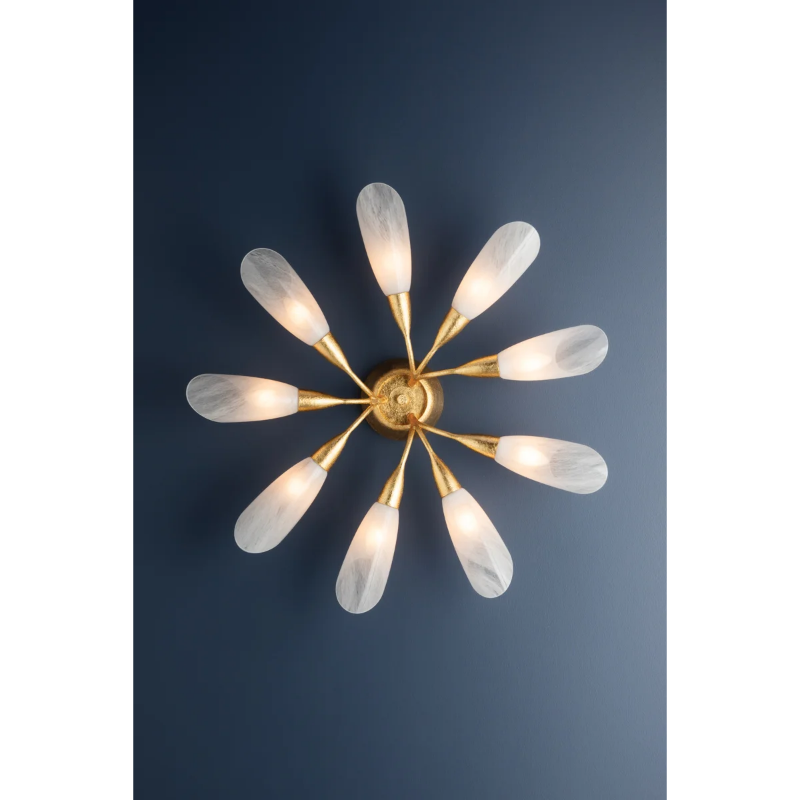 Hudson Valley 3031 Enfield 9-lt 31" Semi Flush Mount