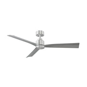 WAC F-003 Clean 52" Smart Ceiling Fan - Brushed Aluminum