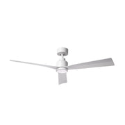 WAC F-003L Clean 52" Smart Ceiling Fan with LED Light Kit - Matte White