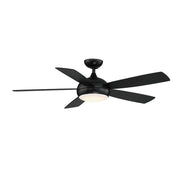 WAC F-005L Odyssey 52" Smart Ceiling Fan with LED Light Kit - Matte Black