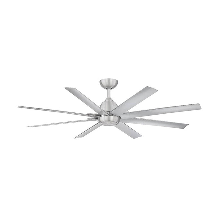 WAC F-064 Mocha XL 66" Smart Ceiling Fan - Brushed Aluminum