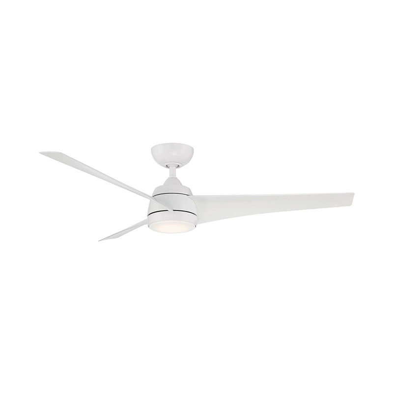WAC F-070L Sonoma 56" Smart Ceiling Fan with LED Light Kit - Matte White