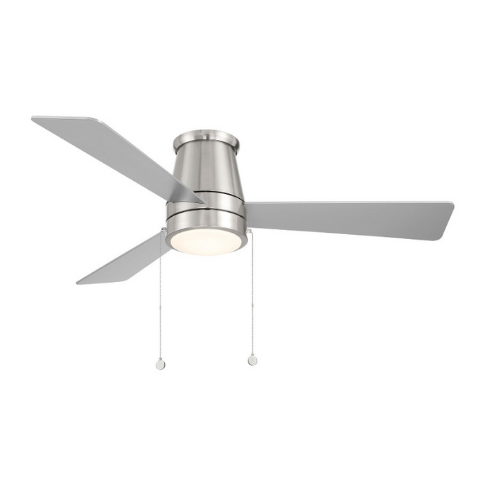 WAC F-108L Hug 52" Ceiling Fan with LED Light Kit - Brushed Nickel
