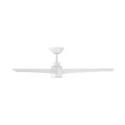 WAC F-109L Novelle 52" Outdoor Smart Ceiling Fan with LED Light Kit, 4CCT Selectable - Matte White