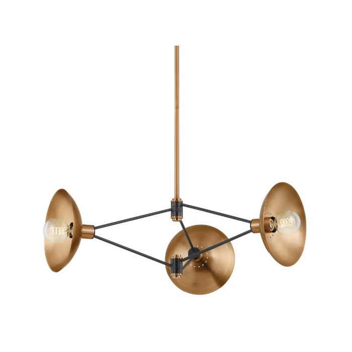 Troy F1036 Axel 3-lt 36" Chandelier