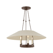Troy F1625 Archive 3-lt 25" Chandelier - Bronze