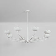 Troy F2048 Arcata 8-lt 55" Chandelier - Gesso White