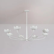 Troy F2048 Arcata 8-lt 55" Chandelier - Gesso White