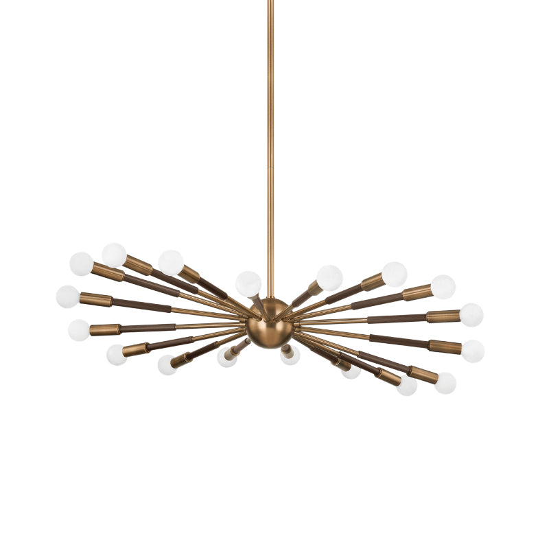 Troy F3036 Obie 18-lt 36" Chandelier
