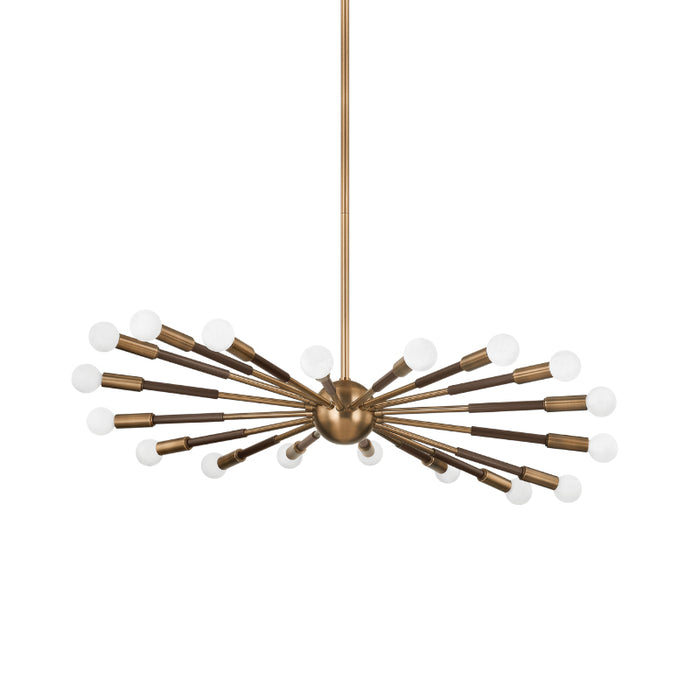 Troy F3036 Obie 18-lt 36" Chandelier
