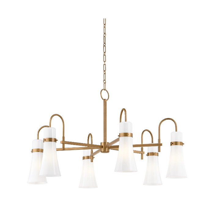 Troy F3430 Maple 6-lt 38" Chandelier