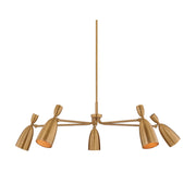 Troy F4050 Spade 5-lt 49" LED Chandelier