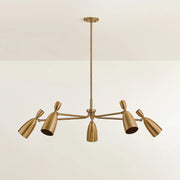Troy F4050 Spade 5-lt 49" LED Chandelier
