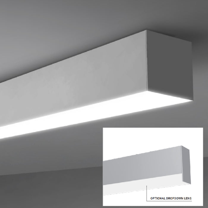 Eurofase F75 LED Architectural Linear, Opal/Opal Dropped