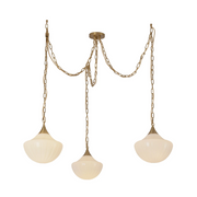 Alora Mood MP651312 Farrah 3-lt 12" Multi Pendant - Brushed Gold