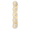 Corbett 351-05 Pearl 5-lt 33" Tall LED Wall Sconce