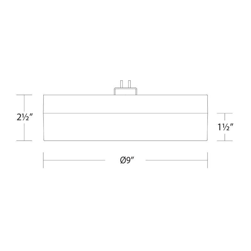 WAC FM-240209 Twist-N-Lite 1-lt 9" LED Flush Mount