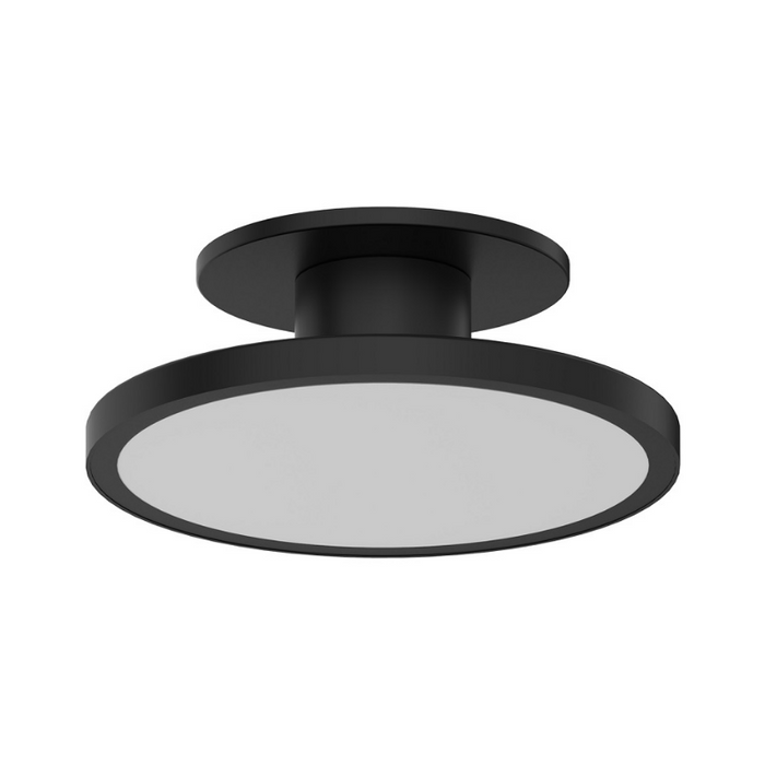 WAC FM-250808 Twist-N-Lite 1-lt 8" LED Outdoor Direct Semi-Flush, 5CCT - Black