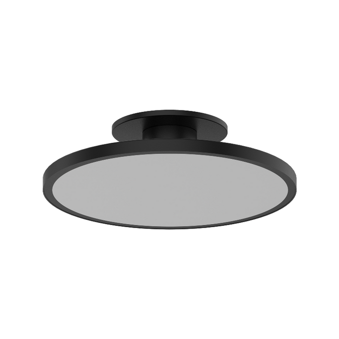 WAC FM-250811 Twist-N-Lite 1-lt 11" LED Outdoor Direct Semi-Flush, 5CCT - Black