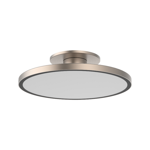 WAC FM-250811 Twist-N-Lite 1-lt 11" LED Outdoor Direct Semi-Flush, 5CCT - Brushed Nickel