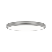 dweLED FM-37515 Parthenon 1-lt 15" LED Flush Mount - Brushed Nickel