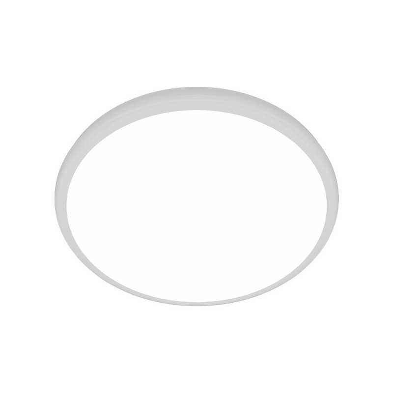 dweLED FM-37515 Parthenon 1-lt 15" LED Flush Mount - White