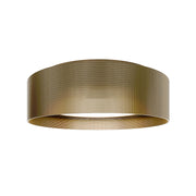 dweLED FM-57518 Grille 1-lt 18" LED Flush Mount - Aged Brass