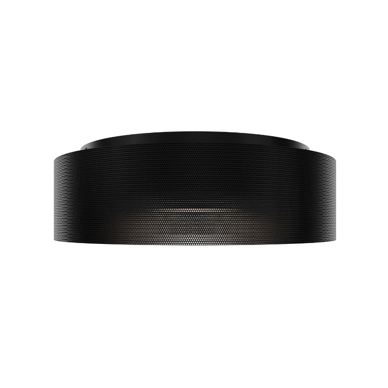 dweLED FM-57518 Grille 1-lt 18" LED Flush Mount - Black
