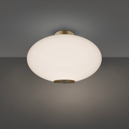 Modern Forms FM-72322 Illusion 1-lt 22" LED Flush Mount - Aged Brass
