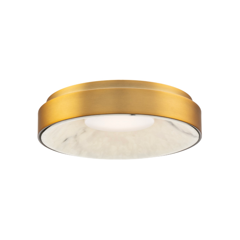 dweLED FM-97414 Crackle 1-lt 14" LED Flush Mount