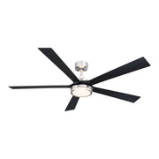 Fanimation FPD8564 TorchAire 64" Indoor/Outdoor Ceiling Fan with LED Light Kit - Brushed Nickel