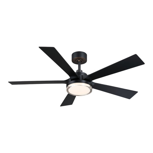Fanimation FPD8570 TorchAire 52" Indoor/Outdoor Ceiling Fan with LED Light Kit - Black