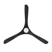 Modern Forms FR-D2504-72 Carve 72" Ceiling Fan - Matte White with Matte Black Blades