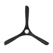 Modern Forms FR-D2504-72L Carve 72" Outdoor Ceiling Fan with LED Light Kit - Matte Black