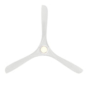 Modern Forms FR-D2504-72L Carve 72" Outdoor Ceiling Fan with LED Light Kit - Matte White