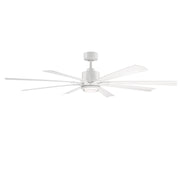 Modern Forms FR-W2403 Size Matters 65" Outdoor Ceiling Fan with LED Light Kit - Matte White