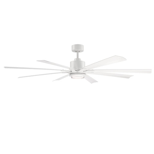 Modern Forms FR-W2403 Size Matters 65" Outdoor Ceiling Fan with LED Light Kit - Matte White