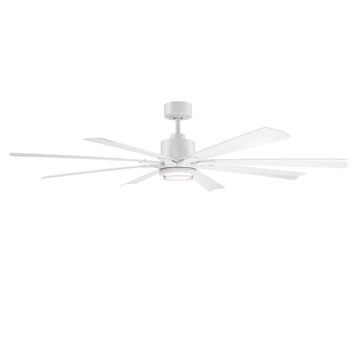 Modern Forms FR-W2403 Size Matters 65" Outdoor Ceiling Fan with LED Light Kit - Matte White
