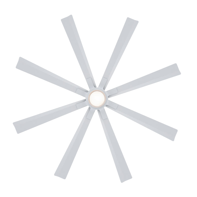 Modern Forms FR-W2403 Size Matters 65" Outdoor Ceiling Fan with LED Light Kit - Matte White