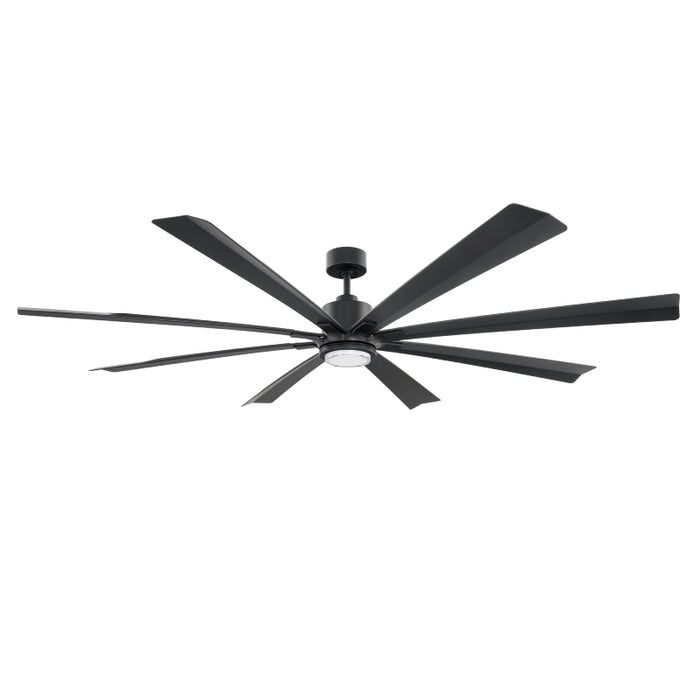 Modern Forms FR-W2403 Size Matters 84" Outdoor Ceiling Fan with LED Light Kit - Matte Black