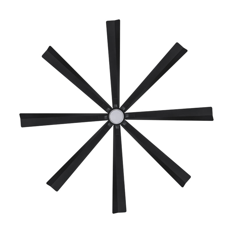 Modern Forms FR-W2403 Size Matters 84" Outdoor Ceiling Fan with LED Light Kit - Matte Black