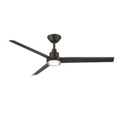 Modern Forms FR-W2501-56L Bolo 56" Outdoor Ceiling Fan with LED Light Kit - Bronze