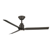 Modern Forms FR-W2502-52L Smooth 52" Outdoor Ceiling Fan with LED Light Kit - Bronze with Bronze Blades