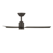 Modern Forms FR-W2502-52L Smooth 52" Outdoor Ceiling Fan with LED Light Kit - Bronze with Bronze Blades