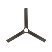 Modern Forms FR-W2502-52L Smooth 52" Outdoor Ceiling Fan with LED Light Kit - Bronze with Bronze Blades