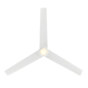 Modern Forms FR-W2503-54L Pisces 54" Outdoor Ceiling Fan with LED Light Kit - Matte White