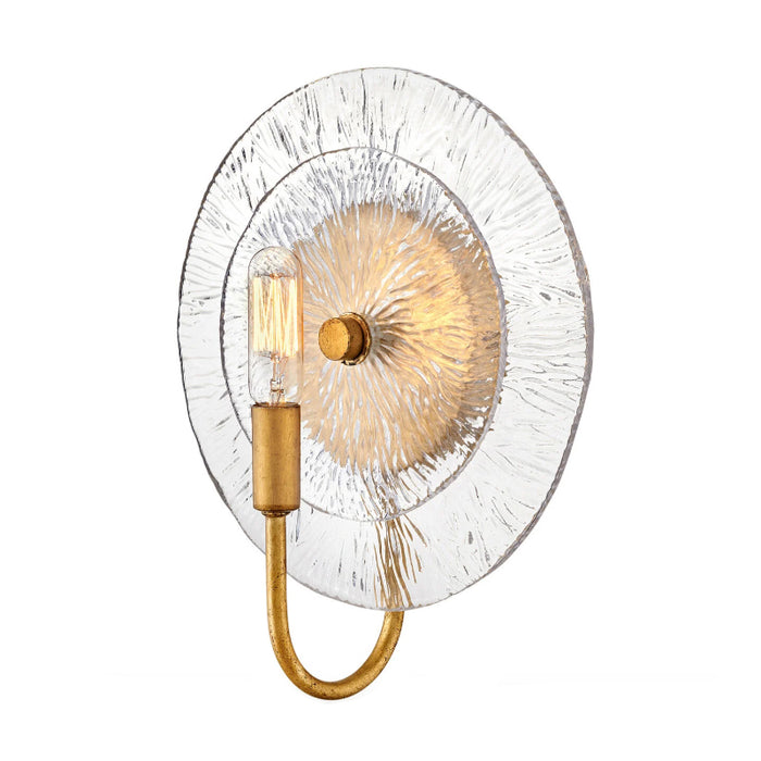 Fredrick Ramond FR30120 Rene 1-lt 12" Tall LED Wall Sconce - Distressed Brass