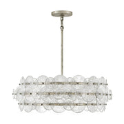 Fredrick Ramond FR30126 Rene 6-lt 31" LED Chandelier - Glacial