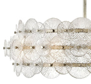 Fredrick Ramond FR30126 Rene 6-lt 31" LED Chandelier - Glacial